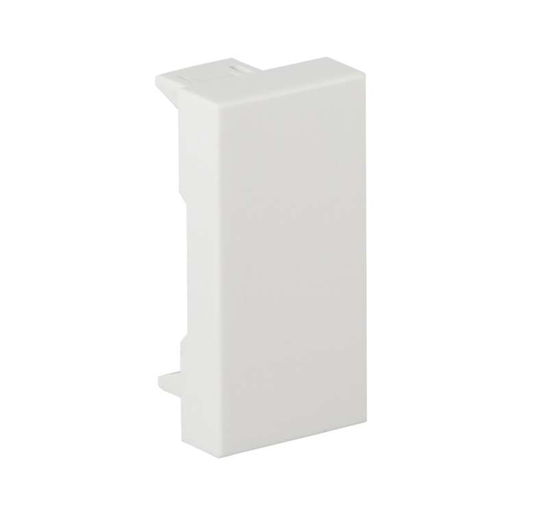 Заглушка модульная 45х22.5мм бел. Рувинил АДЛ 13-906