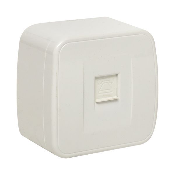 Розетка телефонная 1-м ОП Минск Phone бел. Basic EKF EGT01-034-10