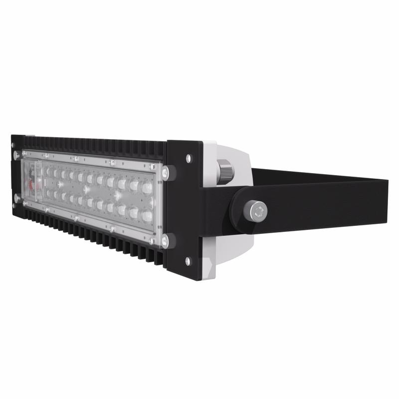 Светильник светодиодный LAD LED R500-1-W-12-35L IP67 5061лм 5000К 35Вт 12-24В DC КСС типа "Ш" крепление на лире бел. ЛАДзавод LADLED1W1235L
