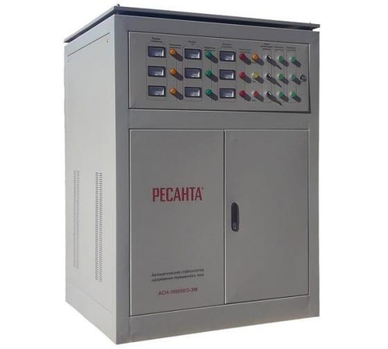 Стабилизатор напряжения АСН-100000/3 3ф 100кВт IP20 электромех. Ресанта 63/4/11