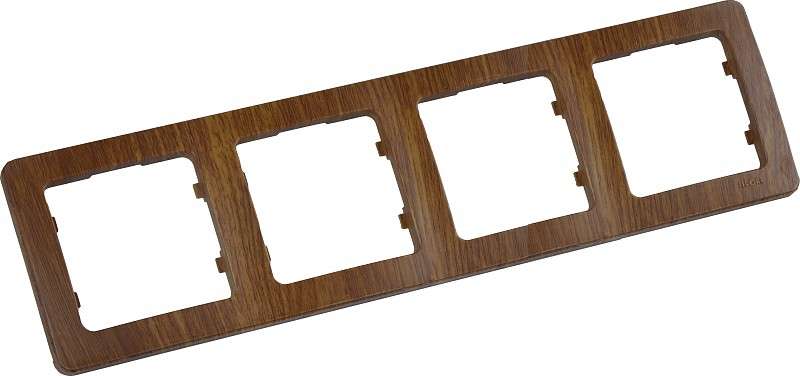 Рамка 4-м СП дуб HEGEL Р404-05