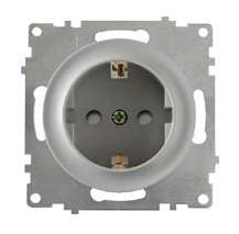 Розетка 1-м СП Florence 16А IP20 с заземл. защ. шторки винтов. контакты механизм сер. (1E10101302) OneKeyElectro 2172833