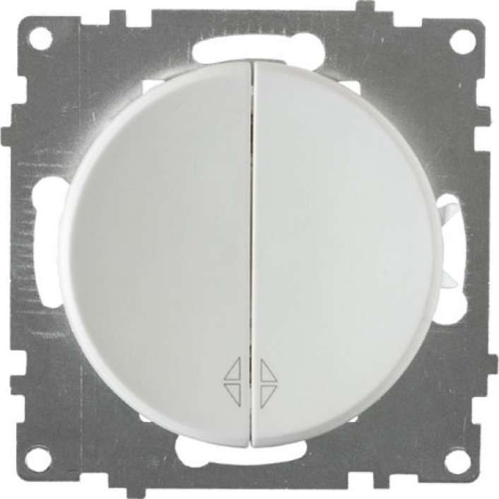 Переключатель 2-кл. СП Florence механизм бел. (1E31601300) OneKeyElectro 2172777