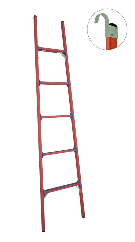 Лестница приставная диэлектрическая ЛСПД-1.5 ЕТК стеклопластик. Антиток Д471525