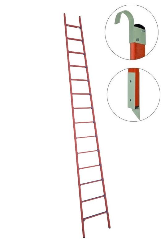Лестница приставная диэлектрическая ЛСПД-5.0 Е МГ К стеклопластик. Антиток Д471571