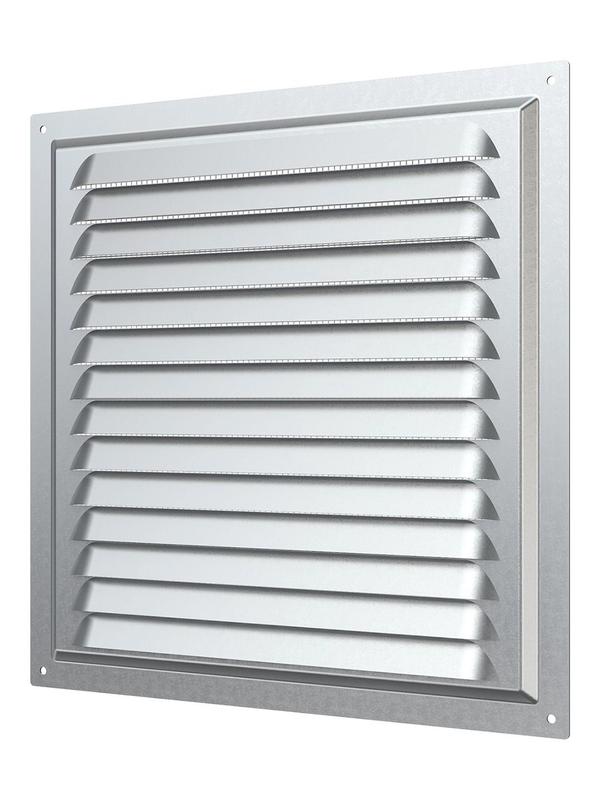 Решетка вентиляционная вытяжная стальная с оцинк. покрытием 250х250мм ERA 2525МЦ