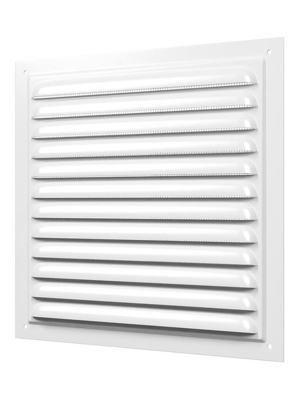 Решетка вентиляционная вытяжная стальная с покрытием полимерной эмалью 150х150мм ERA 1515МЭ