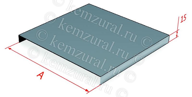 Крышка для угла для поворота трассы вверх на 90град. сталь 1.5мм КЛП 75-90 УХЛ1 КЭМЗ 117 111105 17