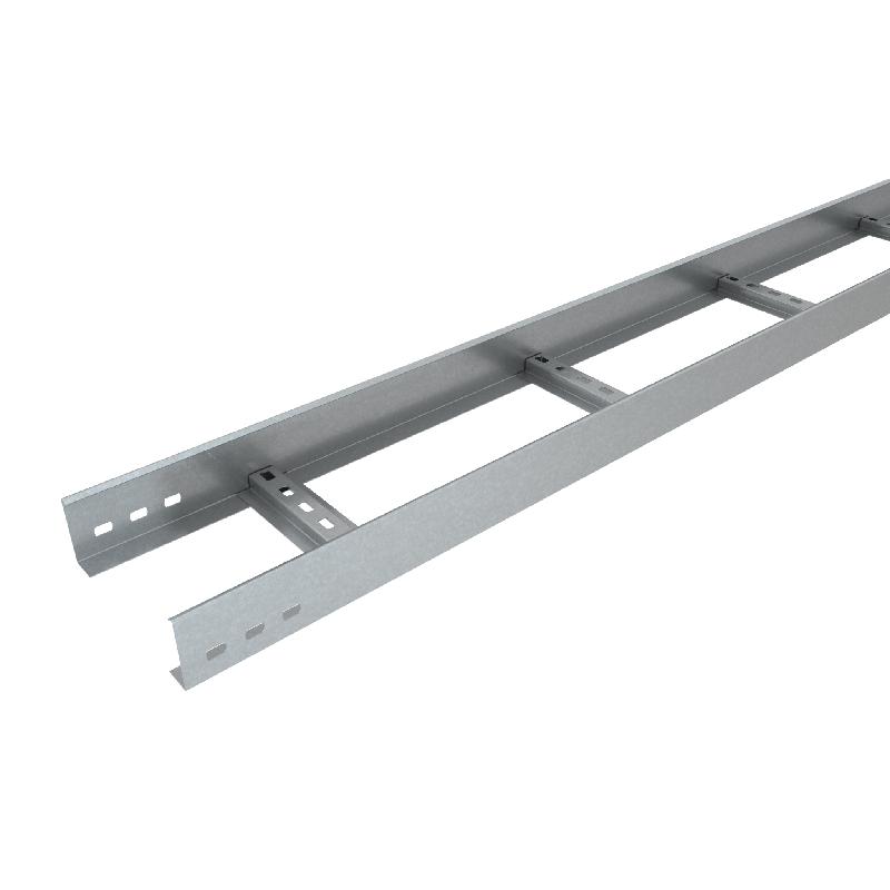 Лоток лестничный 400х70 L2000 сталь 1.2мм LL70-400-1.2-2000 HD гор. оцинк. КМ LO6761