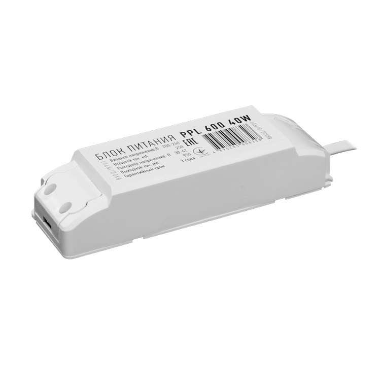 Драйвер 950мА для PPL 600 40Вт DC 30-42В sw JazzWay 5008328