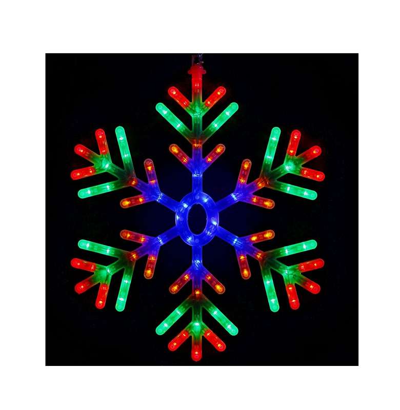 Фигура светодиодная "Снежинка" 102LED d60см мульти SHlights 4690601022417