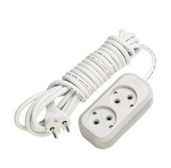 Удлинитель 2х10м без заземл. 10А IP20 Makel MGP108