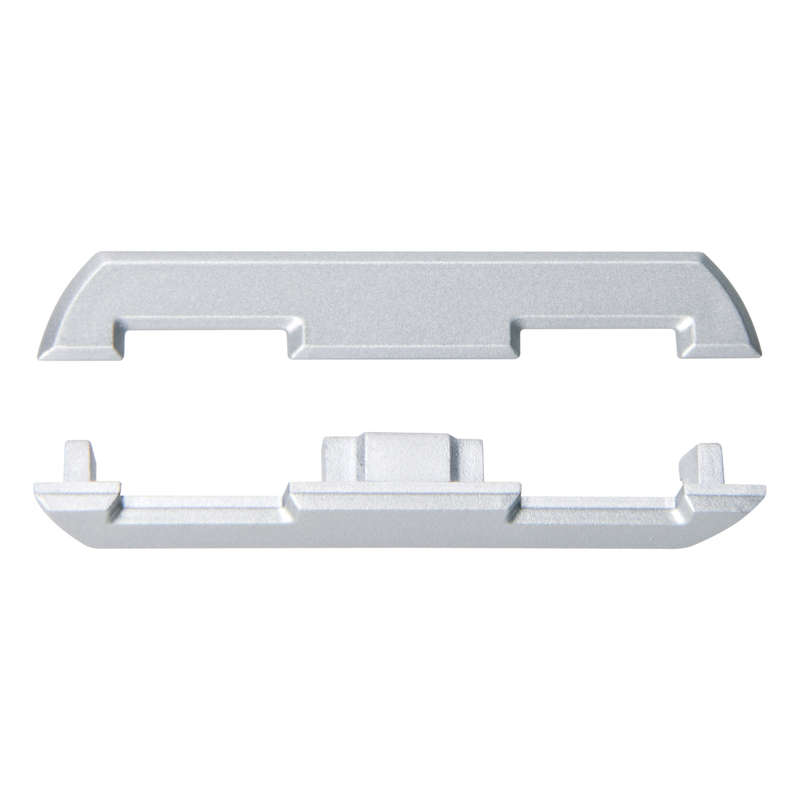 Набор аксессуаров UFE-N08 SILVER B POLYBAG для алюм. профиля заглушки 4шт пластик серебр. Uniel UL-00000628