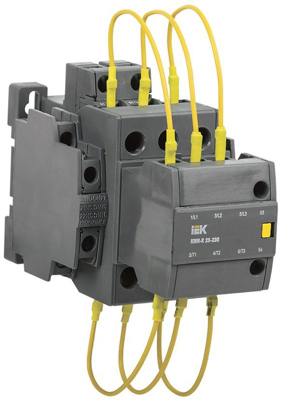 Контактор для конденсаторов КМИ-К 16.7кВАр KARAT IEK KKMK-16-230-01