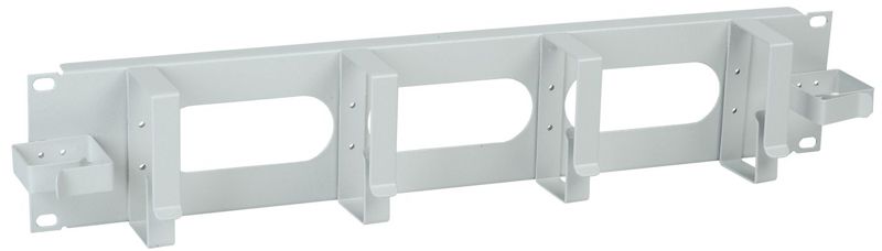 Органайзер кабельный 19 дюйм 2U 2 боковых горизонт. и 4 вертик. кольца сер. ITK CO35-2M6R