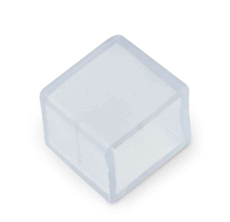 Зажим изолирующий UCW-K10 CLEAR 025 POLYBAG (заглушка) для светодиодной ленты 220В 10х7мм прозр. (уп.25шт) Uniel UL-00000870