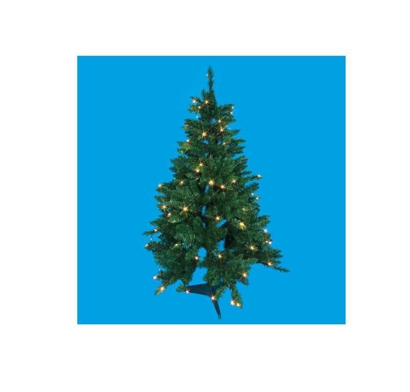 Дерево светодиодное "елочка" ULD-T0612-100/SBA WARM WHITE IP20 XMAS TREE 120см 100 светодиодов свет тепл. бел. провод черн. Uniel UL-00002333