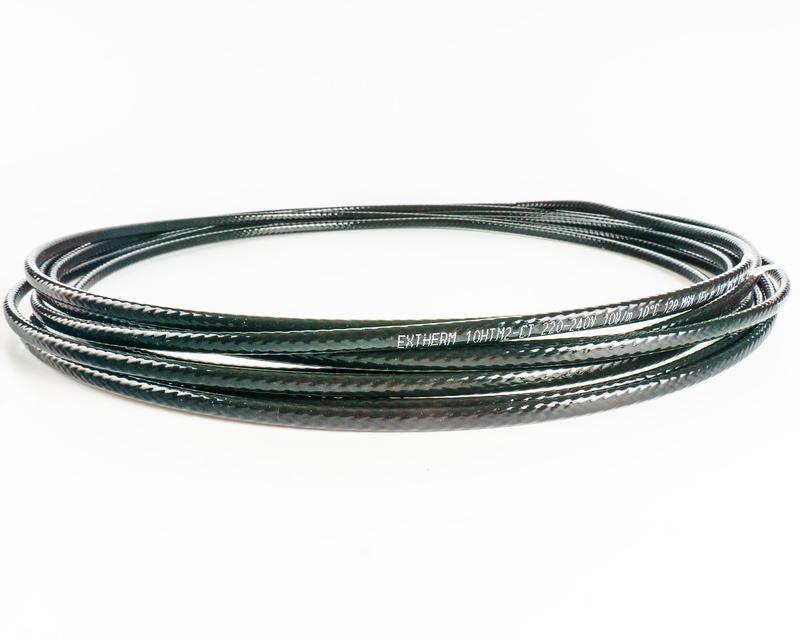 Кабель нагревательный саморег. 10Вт/м 20AWG для обогрева труб (внутр./внешн.) фторопласт Extherm 10HXTM2-CT