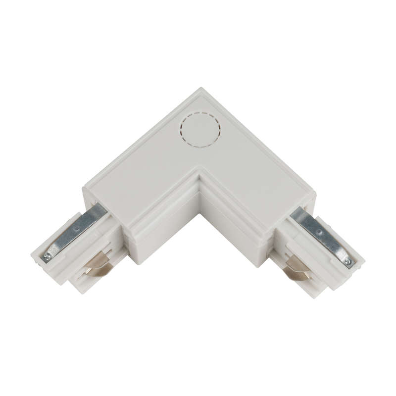 Соединитель для шинопроводов UBX-A22 WHITE 1 POLYBAG L-образный внутр. 3ф бел. полиэтил. пакет Uniel 09765