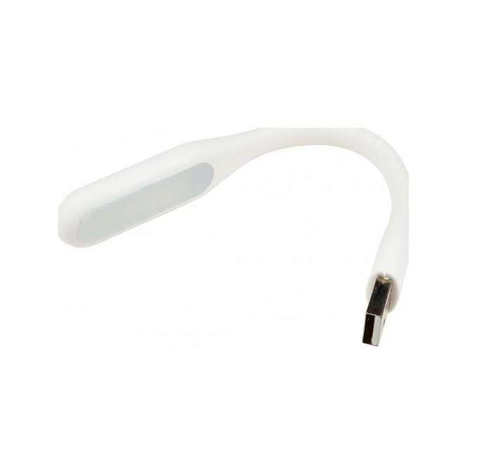 Фонарь-светильник переносной TLD-541 White 6LED прорезин. ЗУ USB картон бел. Uniel UL-00000253