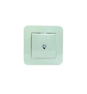 Кнопка звонка СП Lillium N крем. 55204