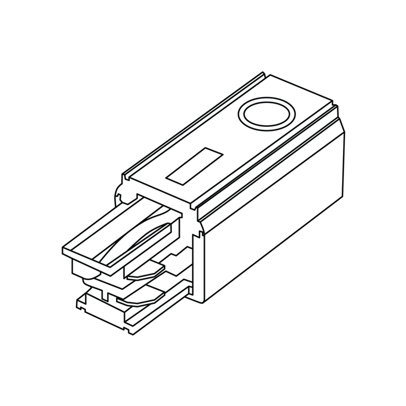 Аксессуар End feed TF right metallic СТ 4909001200