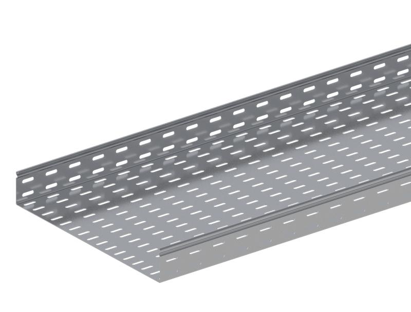 Лоток монтажный листовой перфорированный 400х100 L2000 сталь 1.5мм ЛППЗ.400.100.2000.1.5.1 гор. оцинк. СОЭМИ Н0121131646