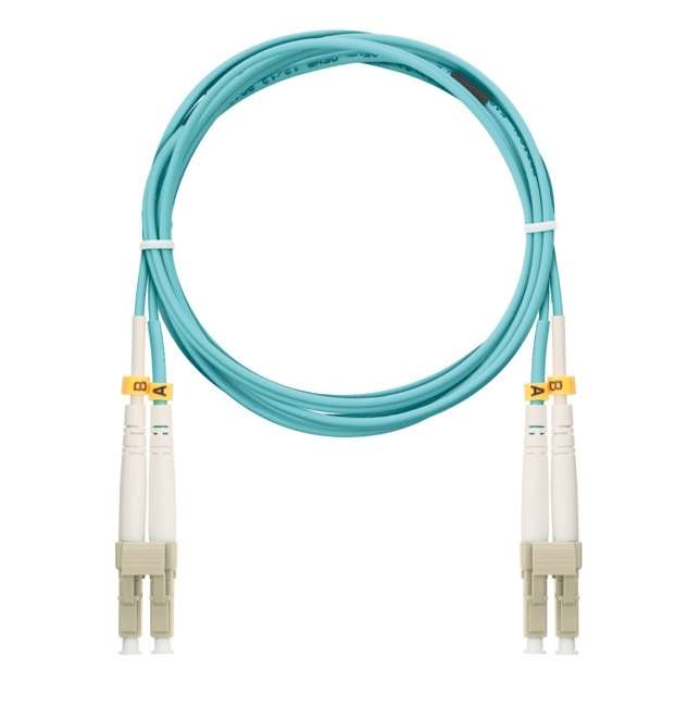 Патч-корд NMF-PC2M3C2-LCU-LCU-003 волоконно-оптический (шнур) соед. 50/125 (ОМ3) LC/UPC-LC/UPC двойн. LSZH нг(В)-HFLTx 3м NIKOMAX NMF-PC2M3C2-LCU-LCU-003