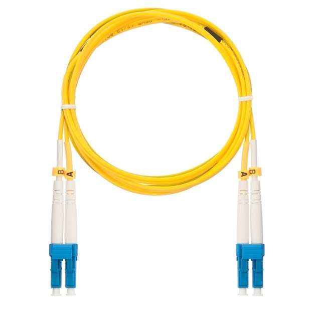 Патч-корд NMF-PC2S2C2-LCU-LCU-005 волоконно-оптический соед. одномод. 9/125мкм стандарта OS2 LC/UPC-LC/UPC двойн. LSZH нг(В)-HFLTx 2мм желт. 5м NIKOMAX NMF-PC2S2C2-LCU-LCU-005