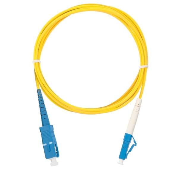 Патч-корд NMF-PC1S2C2-SCU-LCU-002 волоконно-оптический переходн. одномод. 9/125мкм стандарта OS2 SC/UPC-LC/UPC одинарн. LSZH нг(В)-HFLTx 2мм желт. 2м NIKOMAX NMF-PC1S2C2-SCU-LCU-002