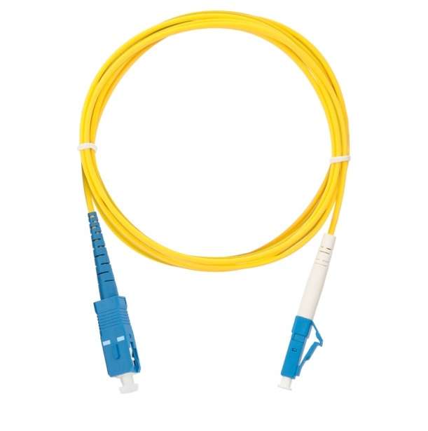 Патч-корд NMF-PC1S2C2-SCU-LCU-003 волоконно-оптический переходн. одномод. 9/125мкм стандарта OS2 SC/UPC-LC/UPC одинарн. LSZH нг(В)-HFLTx 2мм желт. 3м NIKOMAX NMF-PC1S2C2-SCU-LCU-003