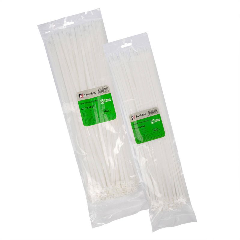 Хомут кабельный КСС 12х750 нейл. бел. (уп.100шт) Fortisflex 50024