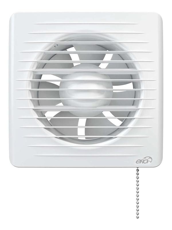 Вентилятор вытяжной осевой D125 с антимоскитн. сеткой шнур. тягов. выключателем ERA 5-02