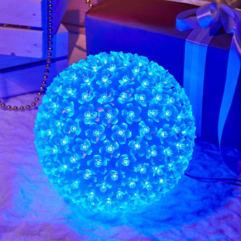 Фигура светодиодная "Шар светодиодный" d20см 200LED син. 16Вт 230В IP20 Neon-Night 501-607
