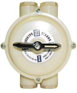 Переключатель пакетный 100А IP56 ПП2-100/Н2 М2 пластик Электротехник ET002530