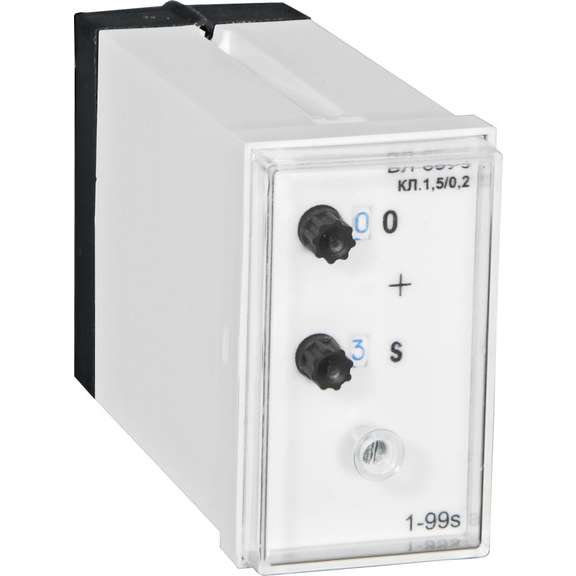 Реле времени ВЛ-69 УЗ 110/220В 0.1-9.9с задержка на вкл. ток контактов исполнит. реле 4А 1НО+1НЗ A8011-76912493