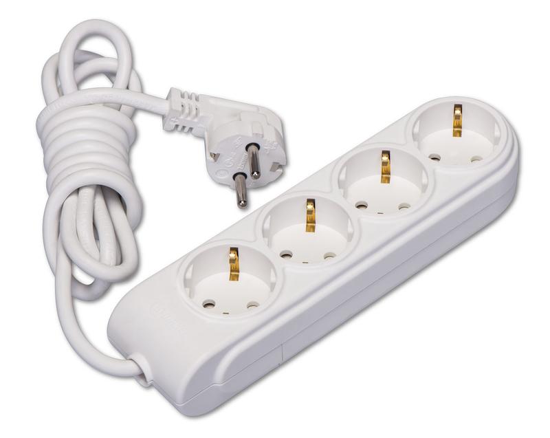 Удлинитель 4х15м с заземл. 16А IP20 защ. шторки Makel N4210093