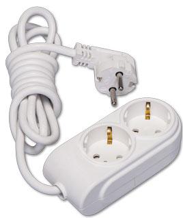 Удлинитель 2х15м с заземл. 16А IP20 ПВС 3х1.5 защ. шторки Makel N2210094