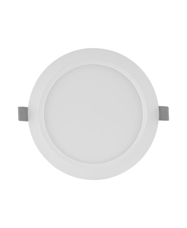 Светильник светодиодный Eco Class Downlight Slim Round 12Вт 4000К IP44 880лм ДВО встраив. дайнлайт кругл. тонкий бел. LEDVANCE 4058075154469