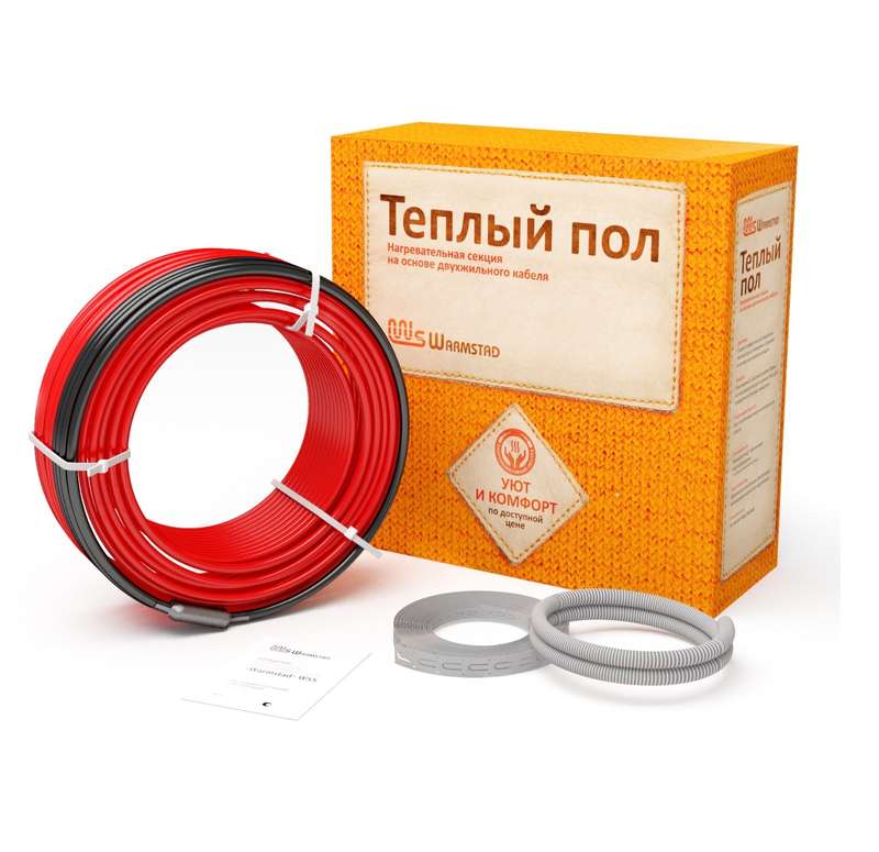 Комплект "Теплый пол" (кабель) WSS 186.0м/2800Вт Warmstad 100035665300