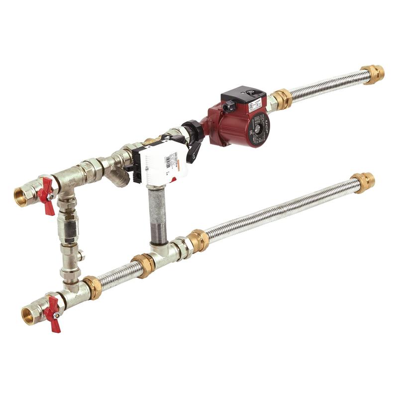 Узел смесительный обратный MST 25-40-2.5-C24-F с гибкими подводками Shuft НС-1134960