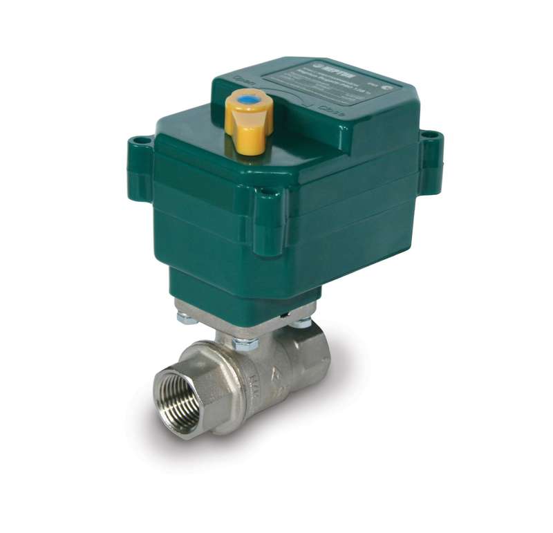 Кран водопроводный с электрическим управлением