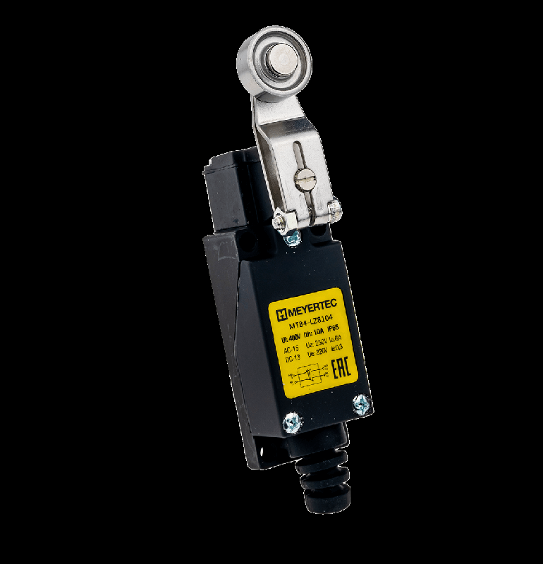 Выключатель концевой 6 A NO+NC IP65 ролик поворотный MTB4-LZ8104 ОВЕН 51736