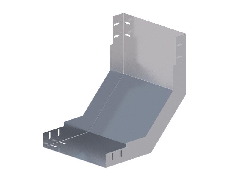 Лоток монтажный угловой 90град. вверх 300х50 сталь 1мм ЛУ90В.300.50.378.1.1 гор. оцинк. СОЭМИ Н0121320325