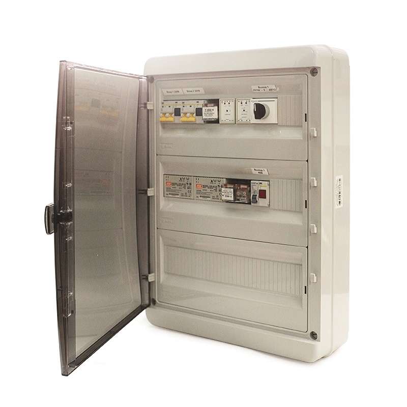 Блок управления освещением ДН-3 2х220-1х48 АП по двум фидерам акк. буф. Световод БУ.009.01