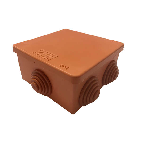 Коробка распределительная ОП 70х70х40мм IP54 негорюч. оранж. ГУСИ С3В76 Нг Евро