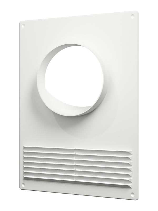 Площадка торцевая пластиковая с решеткой 180х250 фланец D100 ERA 100ПТПР