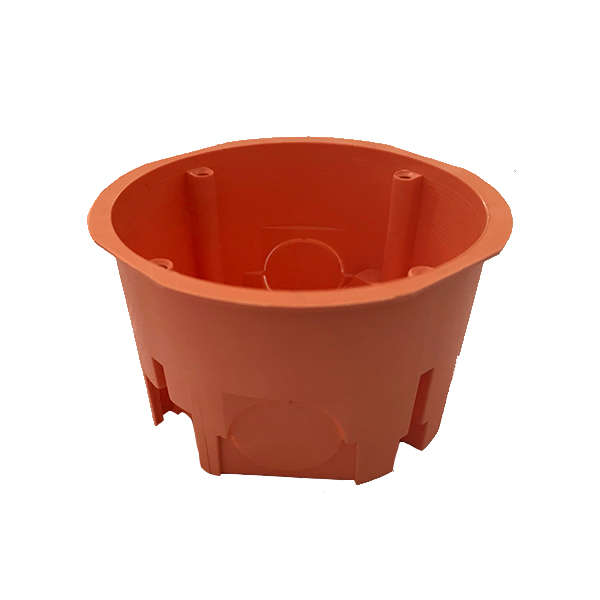 Коробка установочная СП 68х45 IP30 для сплошных стен без саморезов негорюч. оранж. ГУСИ С3М2 БС Нг Евро