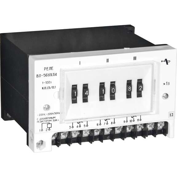 Реле времени ВЛ-56 110В 50Гц 0.1-10мин A8011-76911519