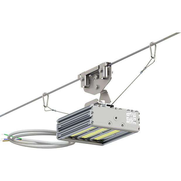 Светильник светодиодный взрывозащ. УСС-40 Магистраль Ш1-2 2Ex 5000К IP67 крепление на трос ФОКУС USS01-040O0FEF02F06000